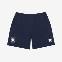 Fila Team Nl - Miesten Shortsit - Laivastonsininen | FI-55383